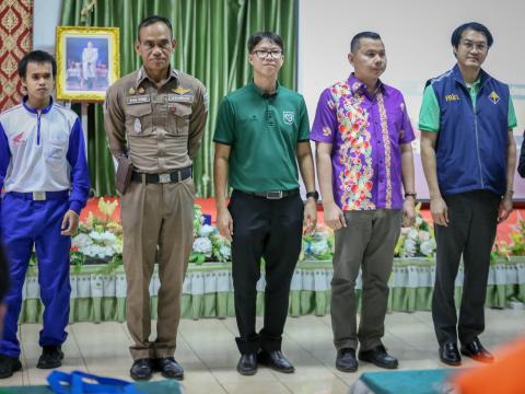 โครงการฝึกอบรมเยาวชนขับขี่ปลอดภัยเสริมสร้างวินัยจราจร ประจำปี 25