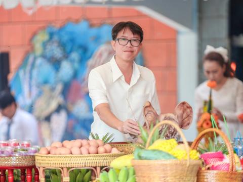 พิธีไหว้ศาลสิ่งศักดิ์สิทธิ์ประจำโรงเรียน ประจำปี 2568