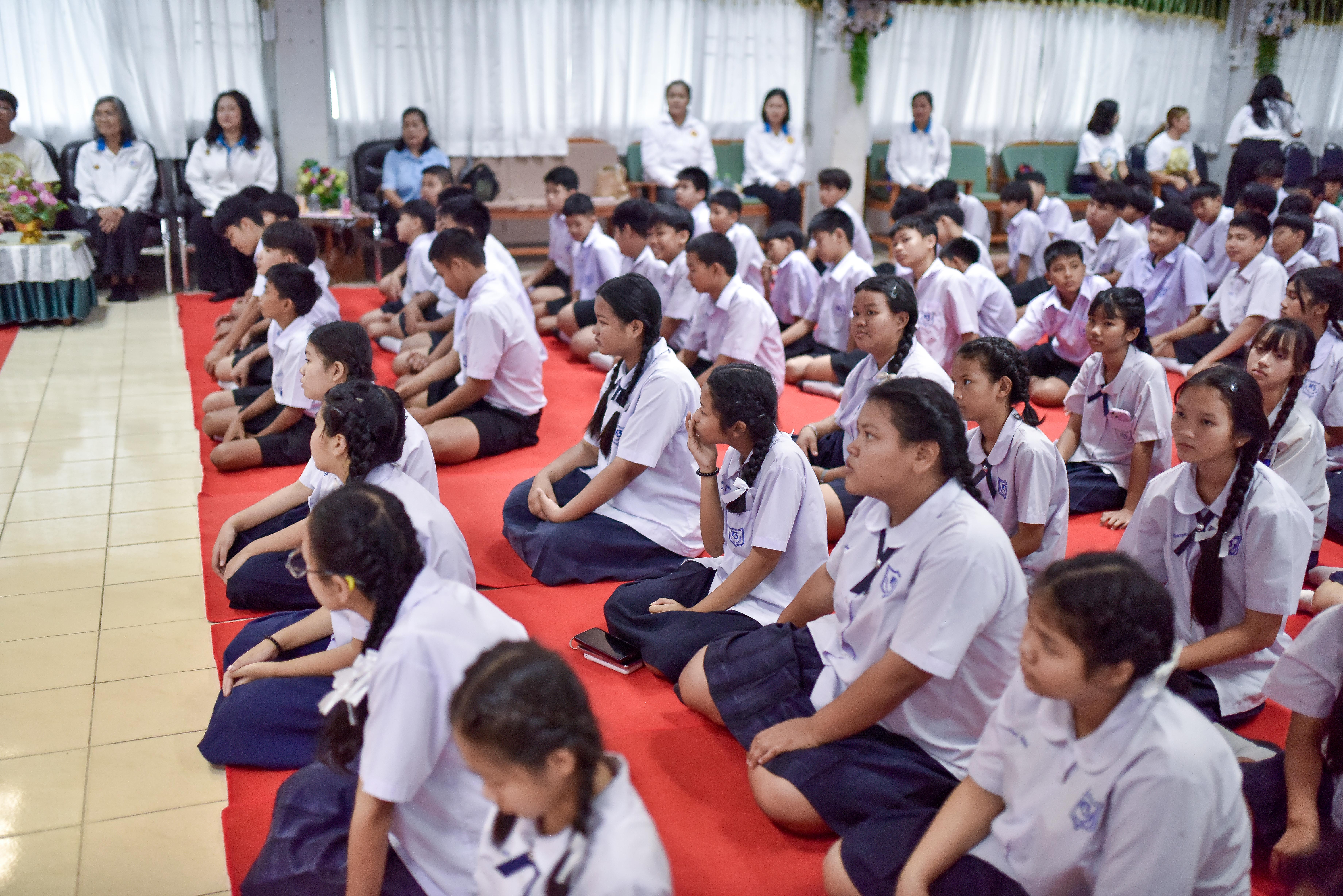 📢 โรงเรียนเทศบาล ๓ (ชาญวิทยา) จัดอบรมหลักสูตร “วิถีสมาธิ”