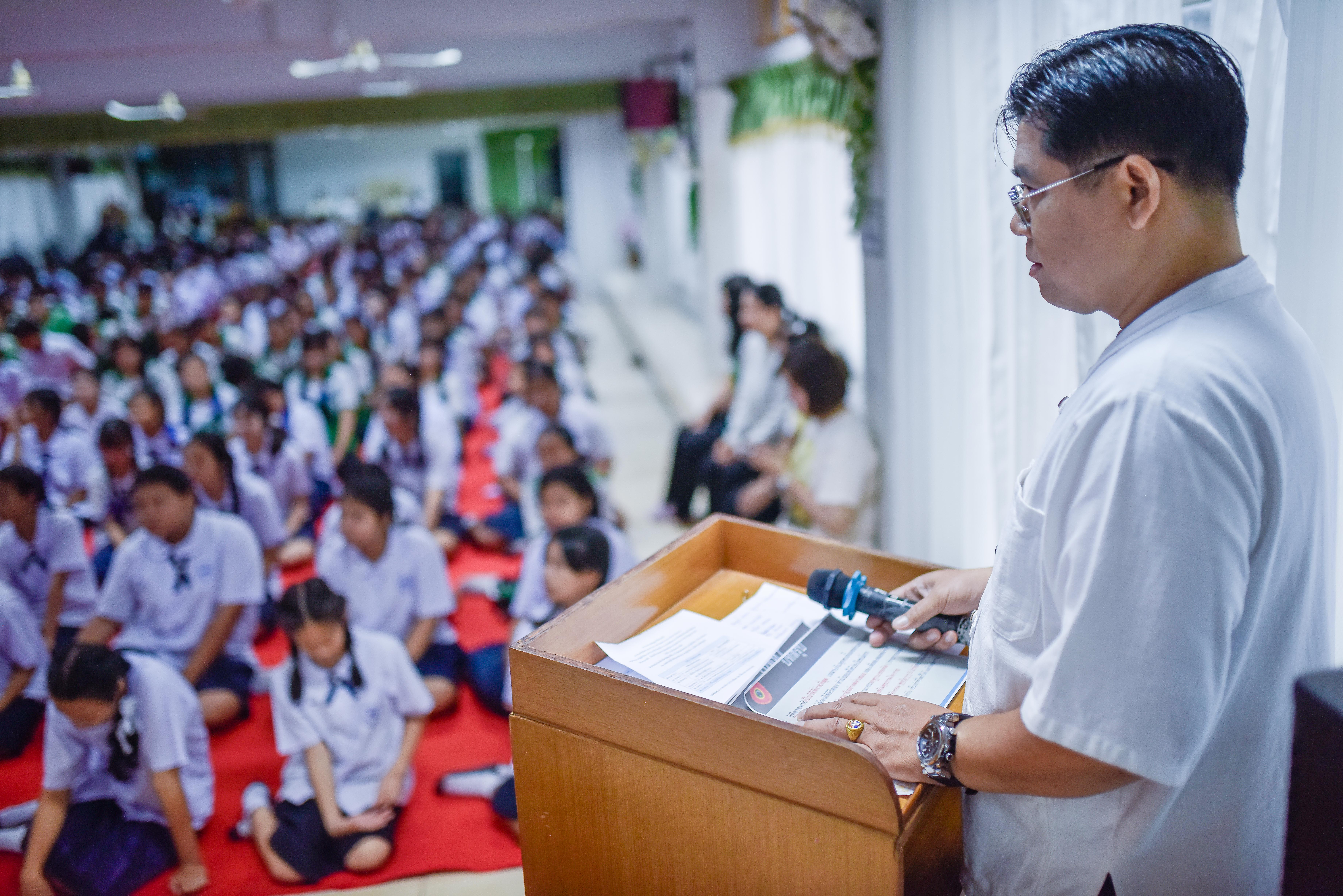 📢 โรงเรียนเทศบาล ๓ (ชาญวิทยา) จัดอบรมหลักสูตร “วิถีสมาธิ”