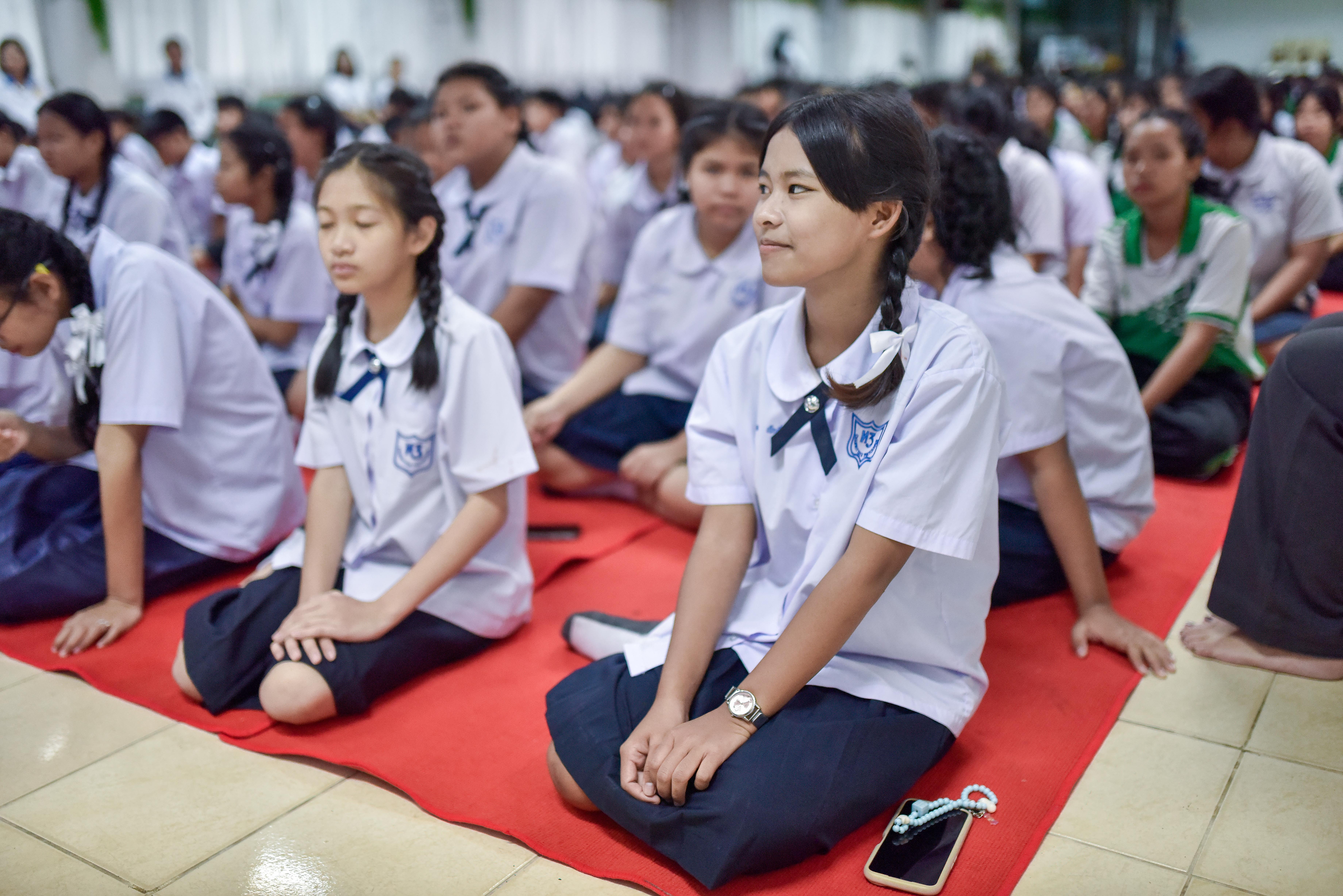 📢 โรงเรียนเทศบาล ๓ (ชาญวิทยา) จัดอบรมหลักสูตร “วิถีสมาธิ”