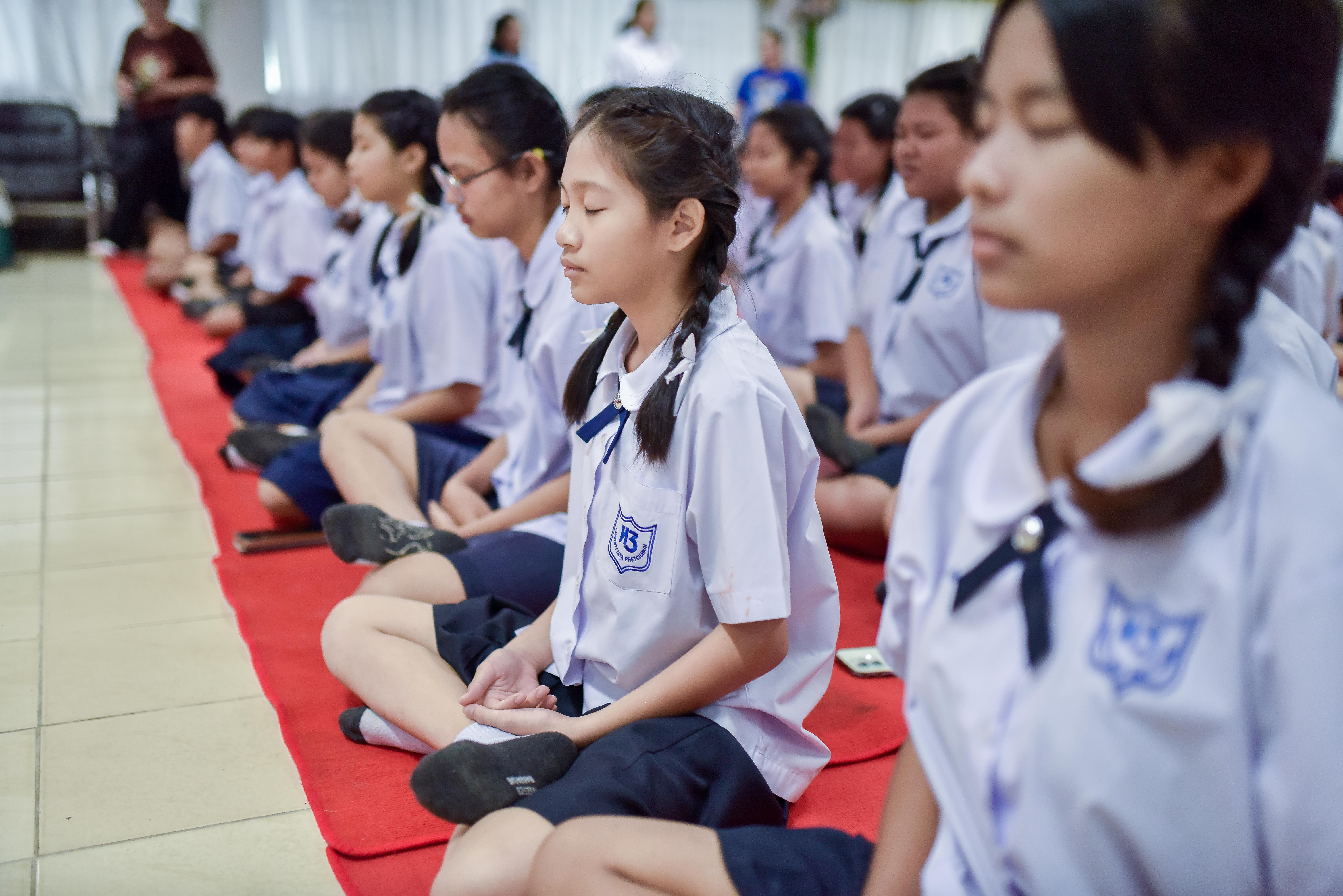 📢 โรงเรียนเทศบาล ๓ (ชาญวิทยา) จัดอบรมหลักสูตร “วิถีสมาธิ”