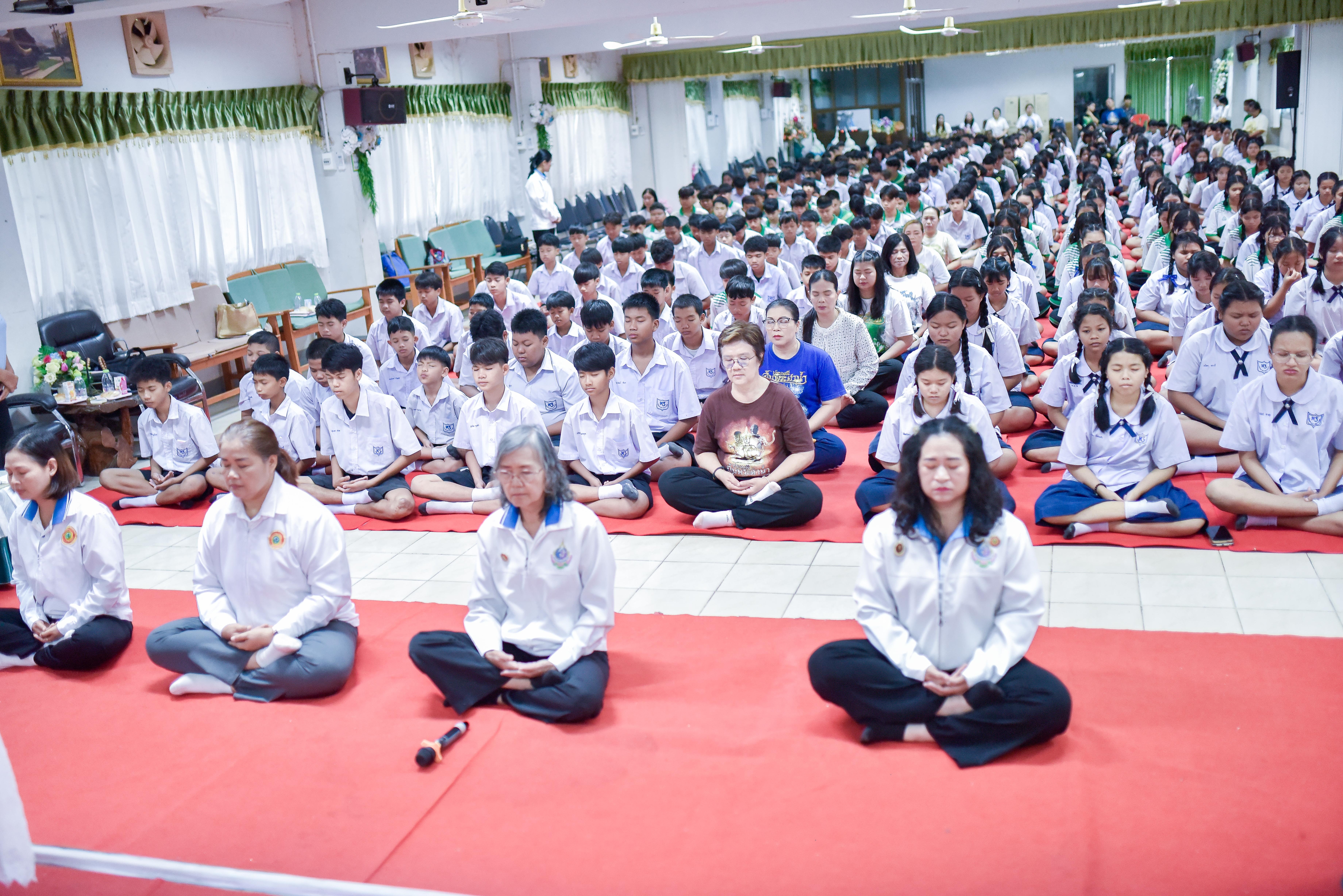 📢 โรงเรียนเทศบาล ๓ (ชาญวิทยา) จัดอบรมหลักสูตร “วิถีสมาธิ”