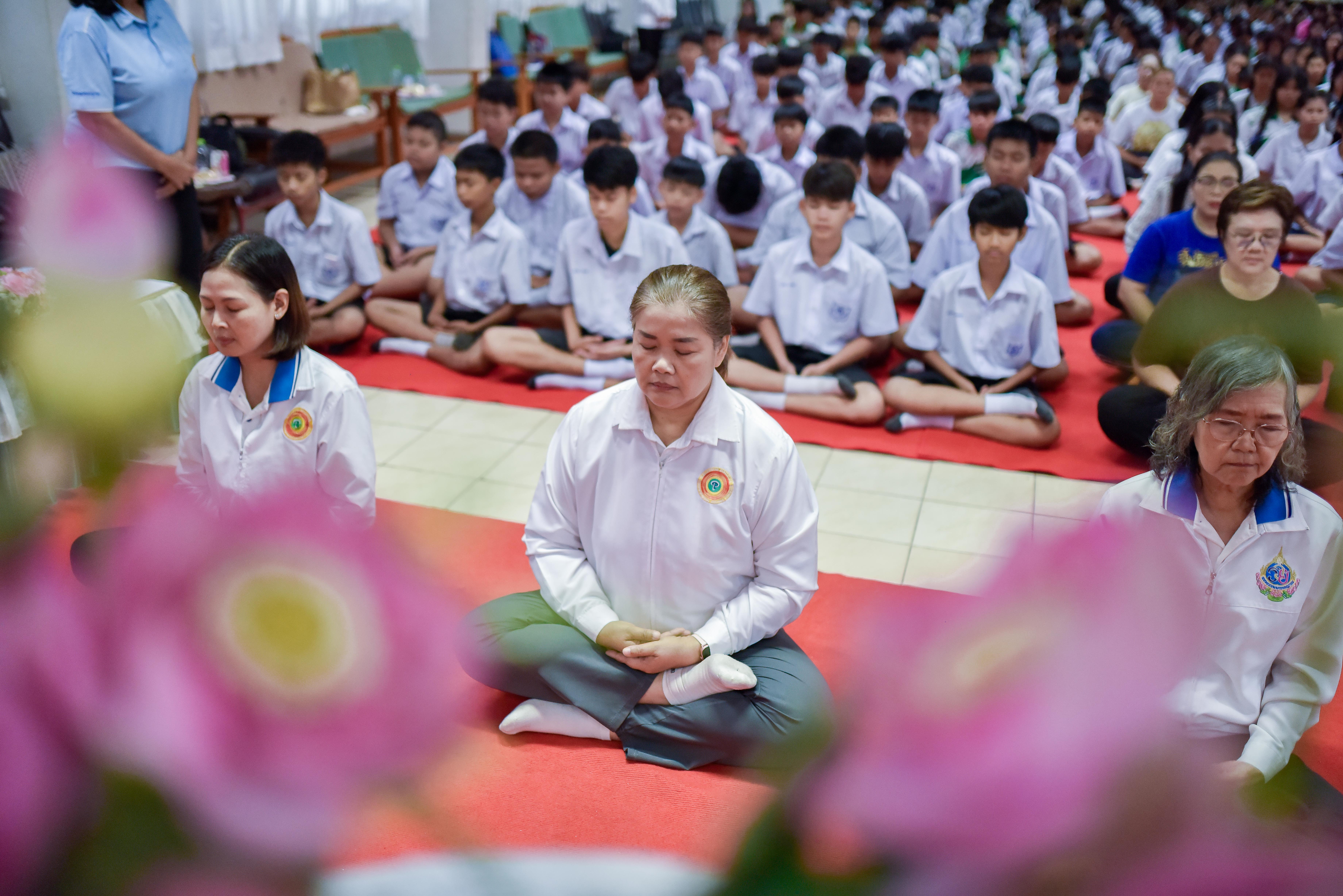 📢 โรงเรียนเทศบาล ๓ (ชาญวิทยา) จัดอบรมหลักสูตร “วิถีสมาธิ”